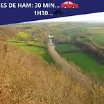 Lacolline-ponthebert,com - Entier Rénové -grand Parking Gratuit, équipé, Confortable, Netflix Et Amazon Prime Gratuits Et Illimités, Matelas Emma, Lave Linge, Vue Sur La Vallée, Rdc Appartamento Pont-Hebert