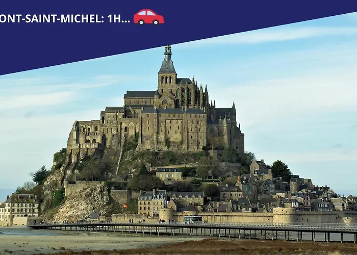 Appartamento Lacolline-ponthebert,com - Entier Rénové -grand Parking Gratuit, équipé, Confortable, Netflix Et Amazon Prime Gratuits Et Illimités, Matelas Emma, Lave Linge, Vue Sur La Vallée, Rdc Pont-Hebert