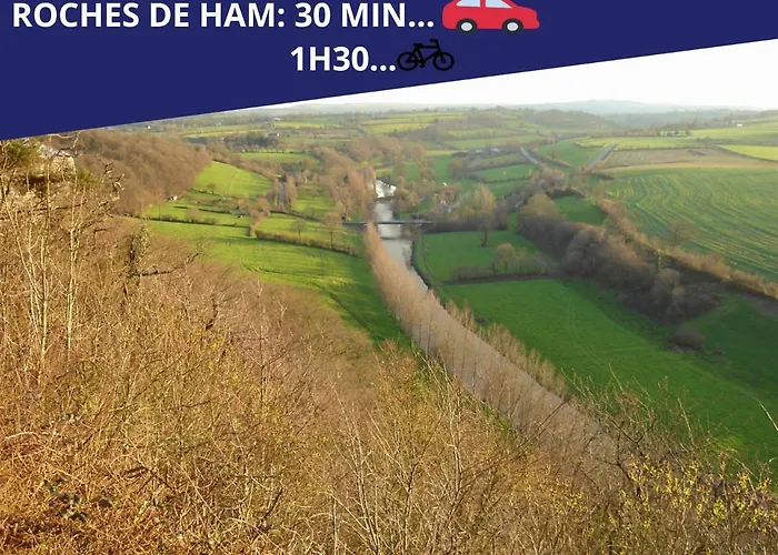 Lacolline-ponthebert,com - Entier Rénové -grand Parking Gratuit, équipé, Confortable, Netflix Et Amazon Prime Gratuits Et Illimités, Matelas Emma, Lave Linge, Vue Sur La Vallée, Rdc Appartamento Pont-Hebert